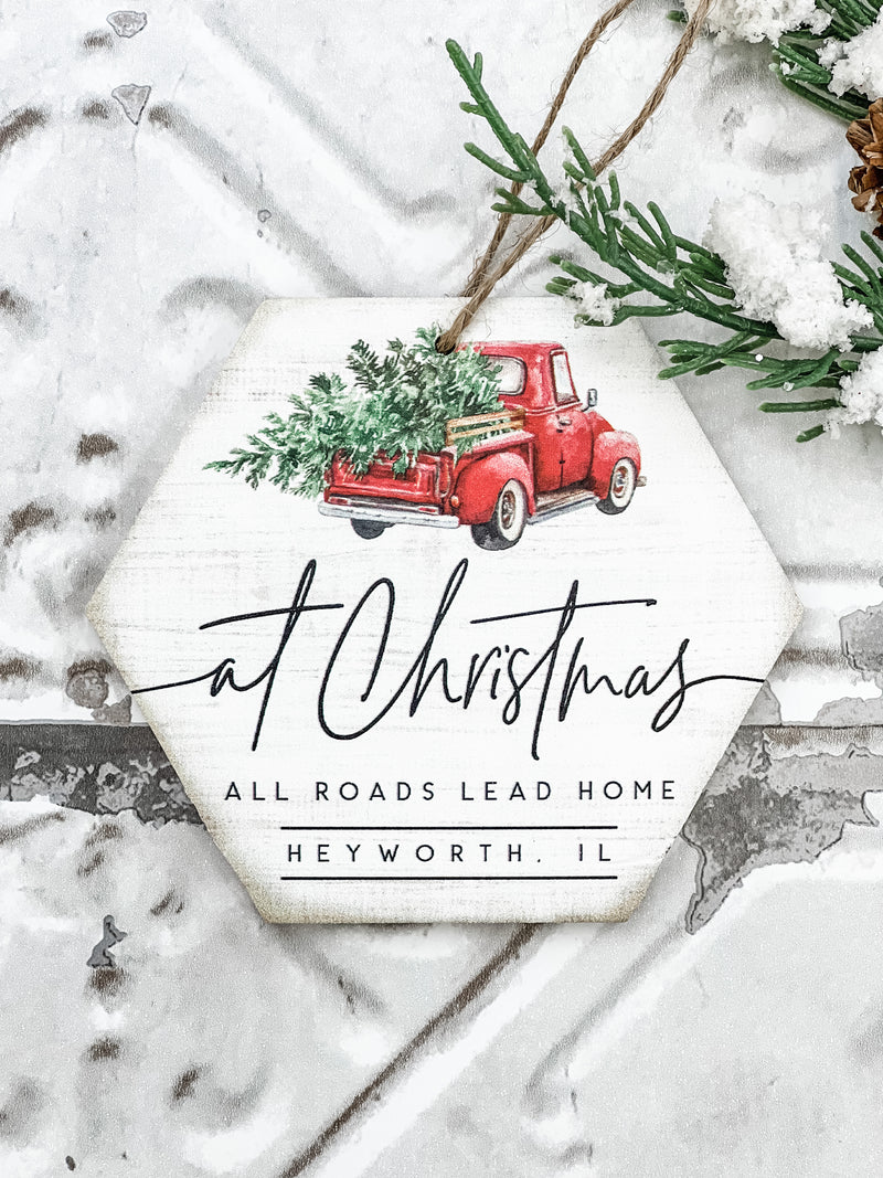Roads Lead Home Ornament