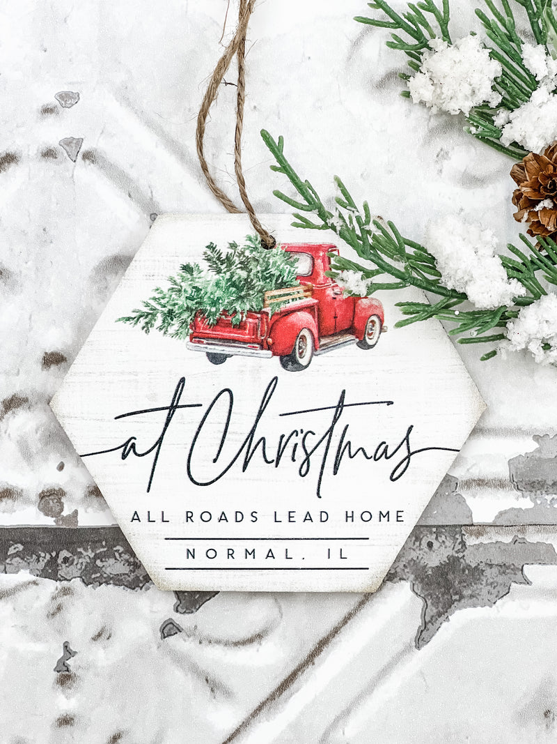 Roads Lead Home Ornament
