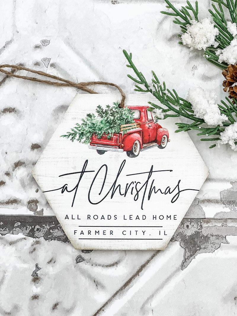 Roads Lead Home Ornament