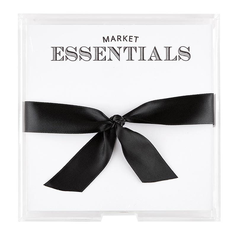 Notepaper in Acrylic Tray (Square)