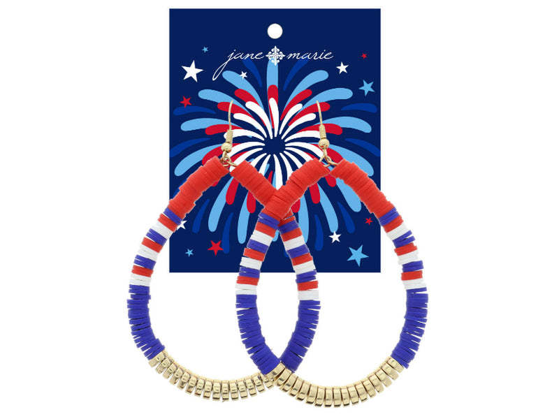 Old Glory Earring *FINAL SALE*