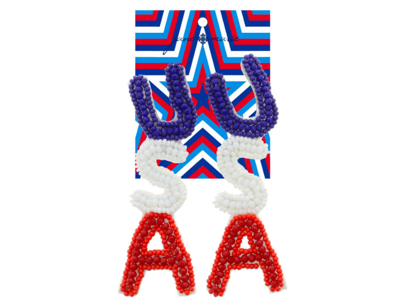 Old Glory Earring *FINAL SALE*