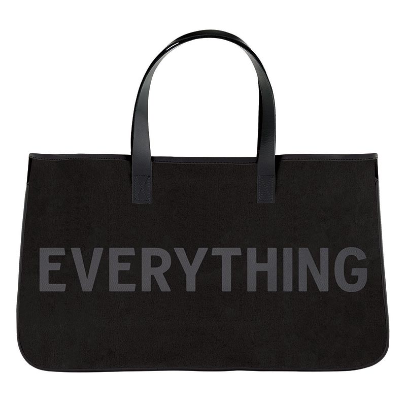 Leather Canvas Tote *FINAL SALE*