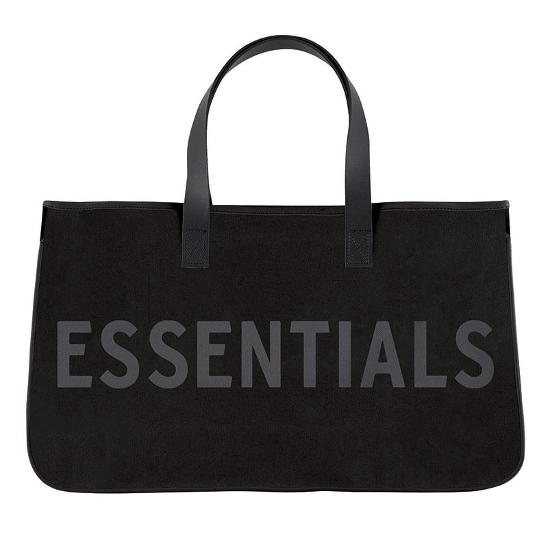 Leather Canvas Tote *FINAL SALE*