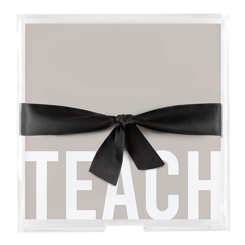 Notepaper in Acrylic Tray (Square)