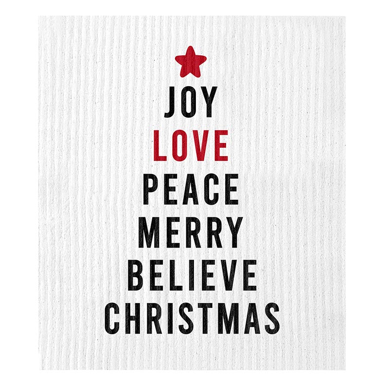 Organic Holiday Dish Cloths