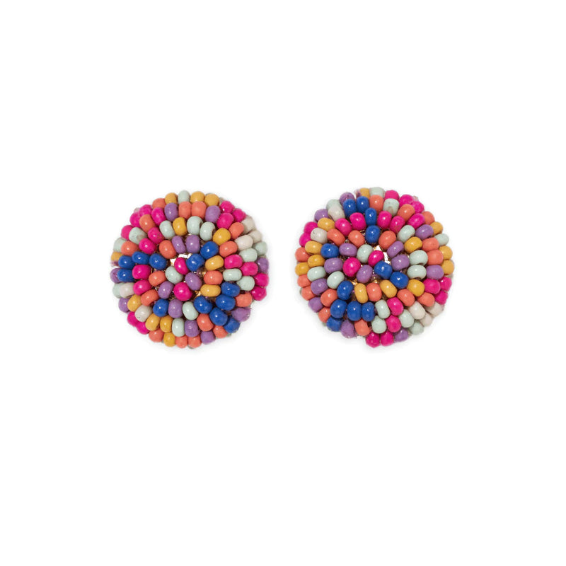 Elizabeth Beaded Stud Earring