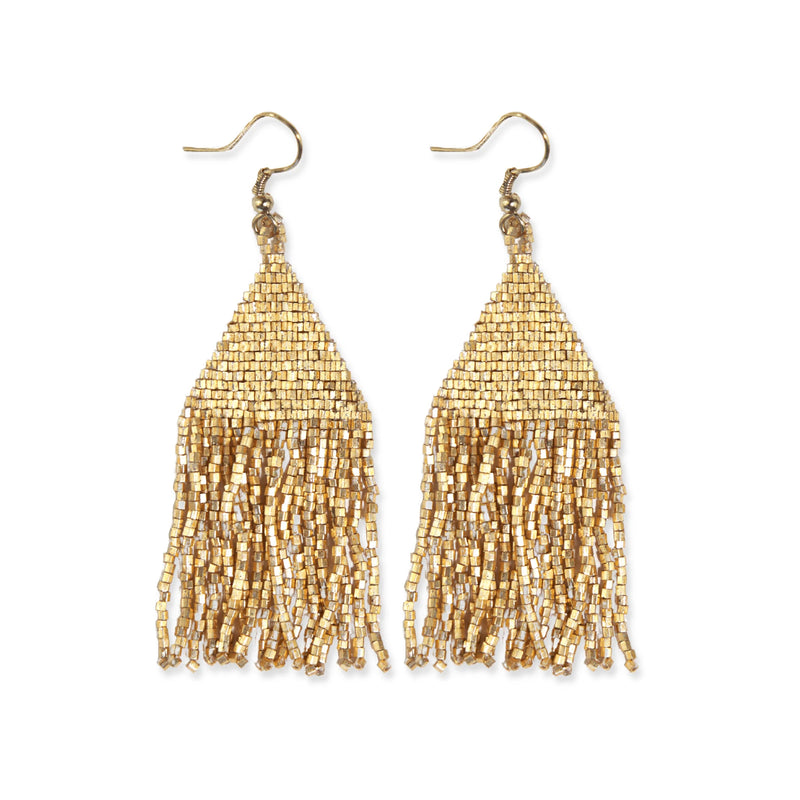 Lexie Beaded Fringe Earrings
