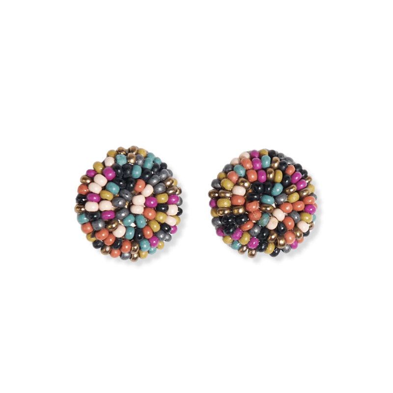 Elizabeth Beaded Stud Earring