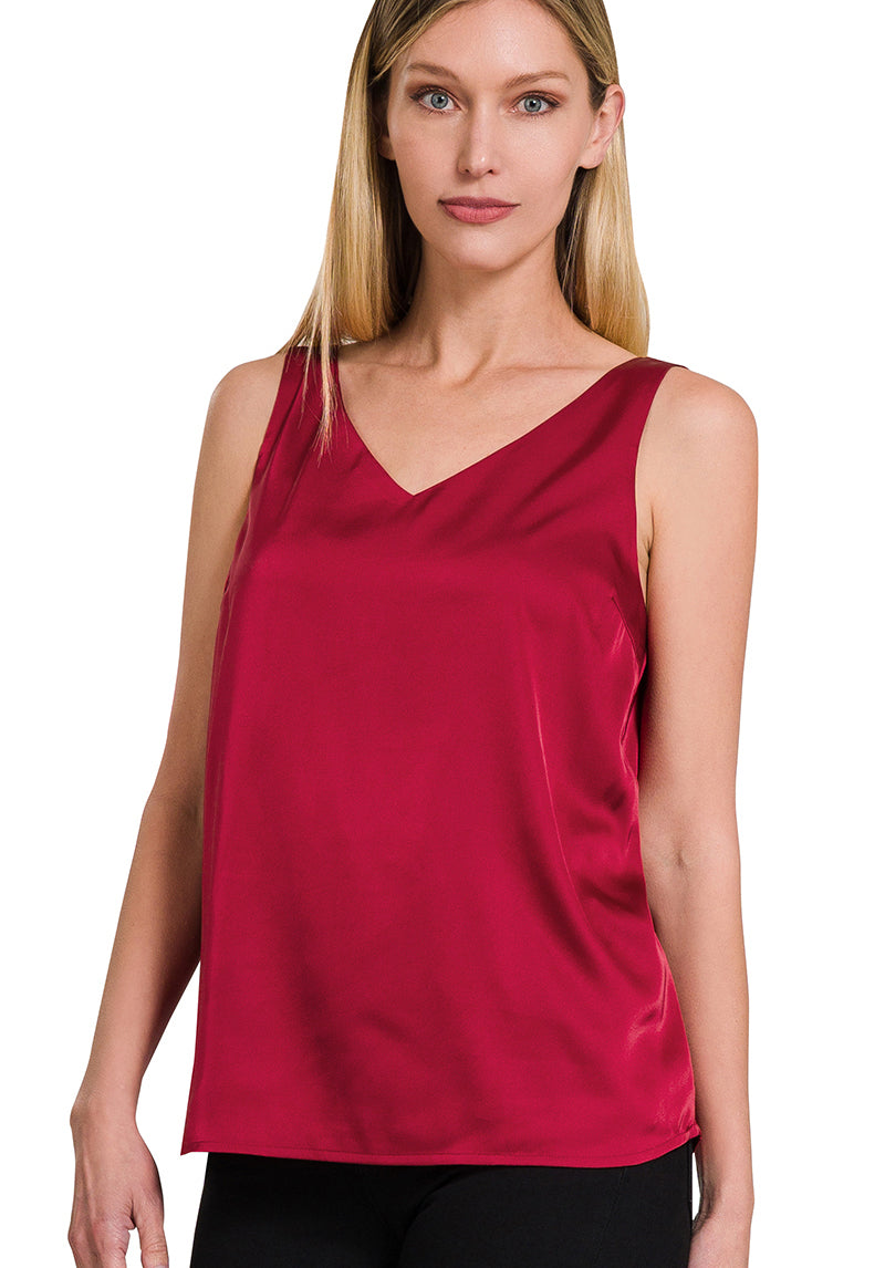 Chelsea Satin Charmeuse Tank *FINAL SALE*