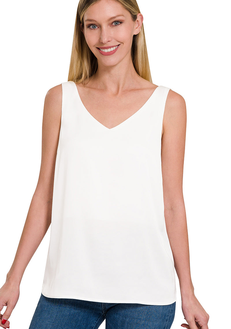 Chelsea Satin Charmeuse Tank *FINAL SALE*