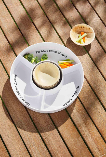 Outdoor Server And Plate Set