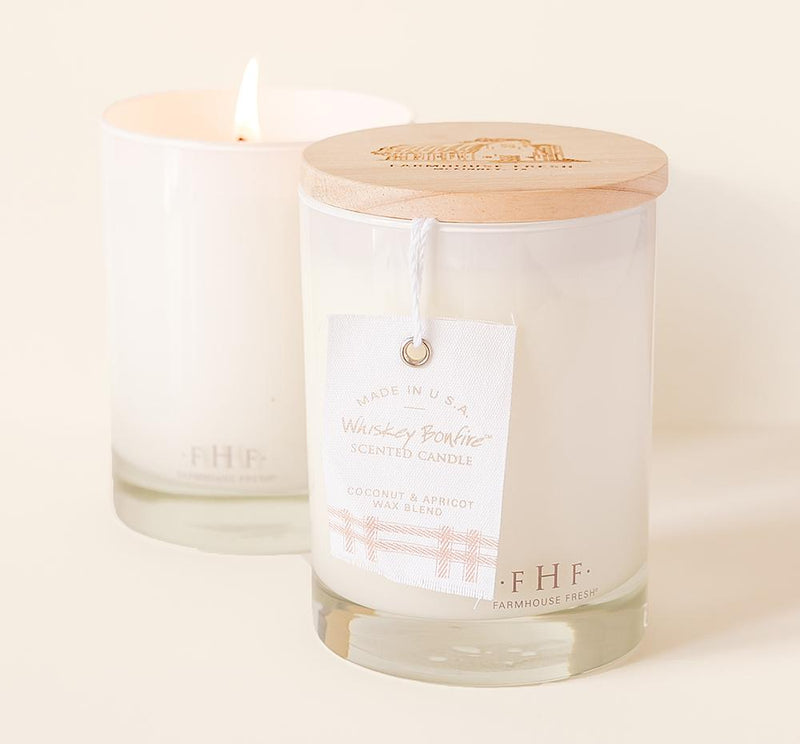 Candle With Wooden Lid