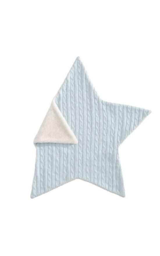 Elegant Baby Star Cable Blanket-Elegant Baby-Sandy&