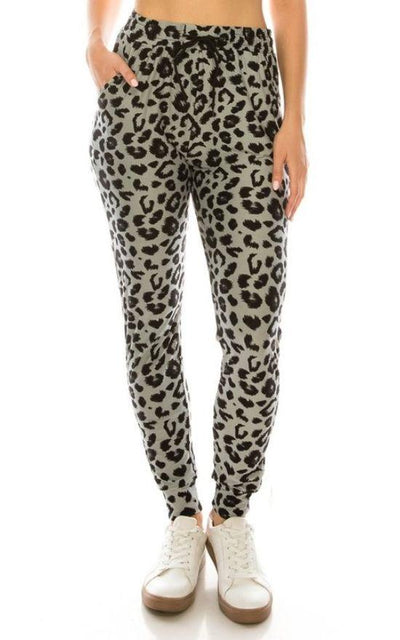 Grace Everyday Joggers (Fashion Prints)-Red Ribbon-Sandy's Secret Wednesdays Unique Boutique
