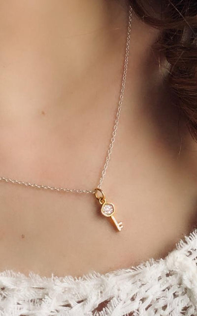 SHINElife Key To My Heart Necklace-SHINElife-Sandy's Secret Wednesdays Unique Boutique