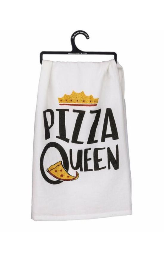 Pizza Queen Dish Towel-Primitives By Kathy-Sandy&