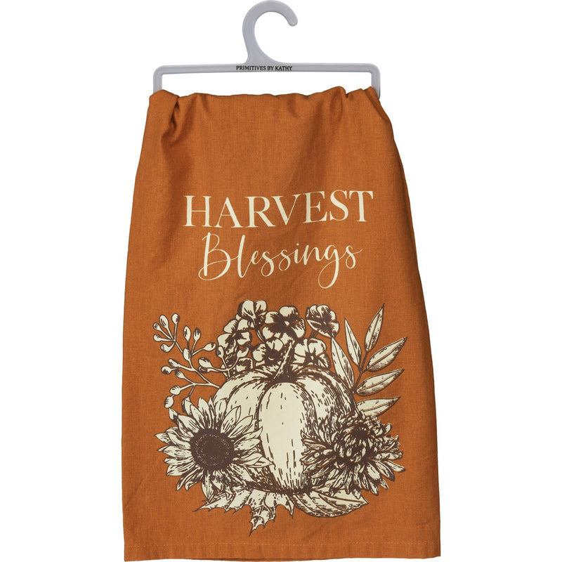 Harvest Blessings Dish Towel