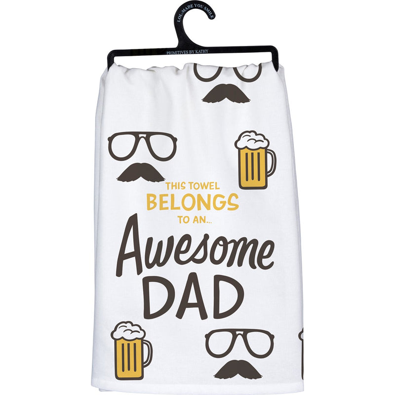 Awesome Dad Dish Towel