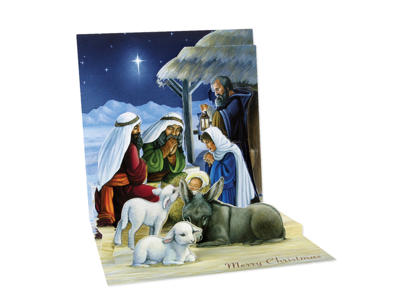 Oh Holy Night Pop-Up Greeting Card