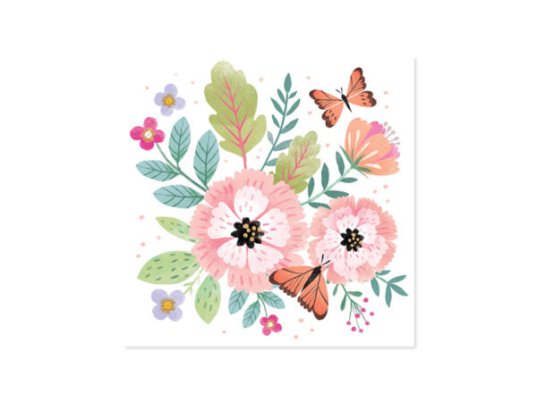 Floral Pop-Up Greeting Card