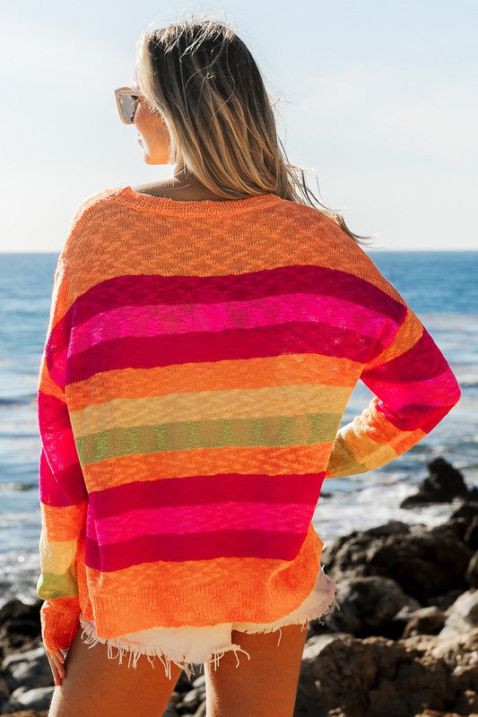 Katrina Striped Sweater