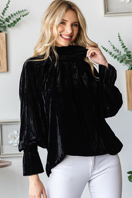 Anastasia Velvet Blouse