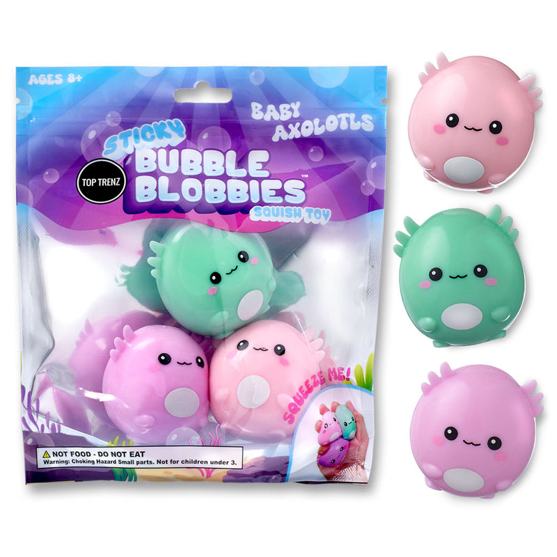 Sticky Bubble Blobbies- Baby Axolotls