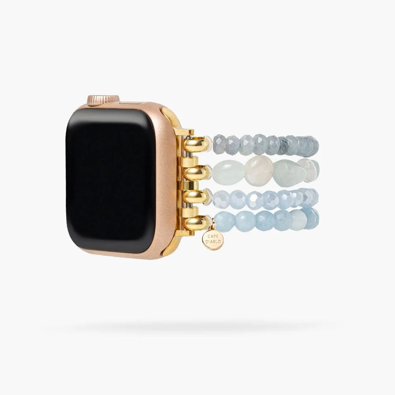 Aquamarine Jade Serenity Stretch Apple Watch Strap