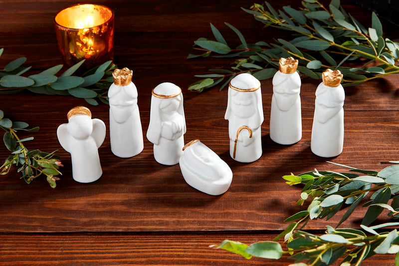 Ceramic Nativity Set