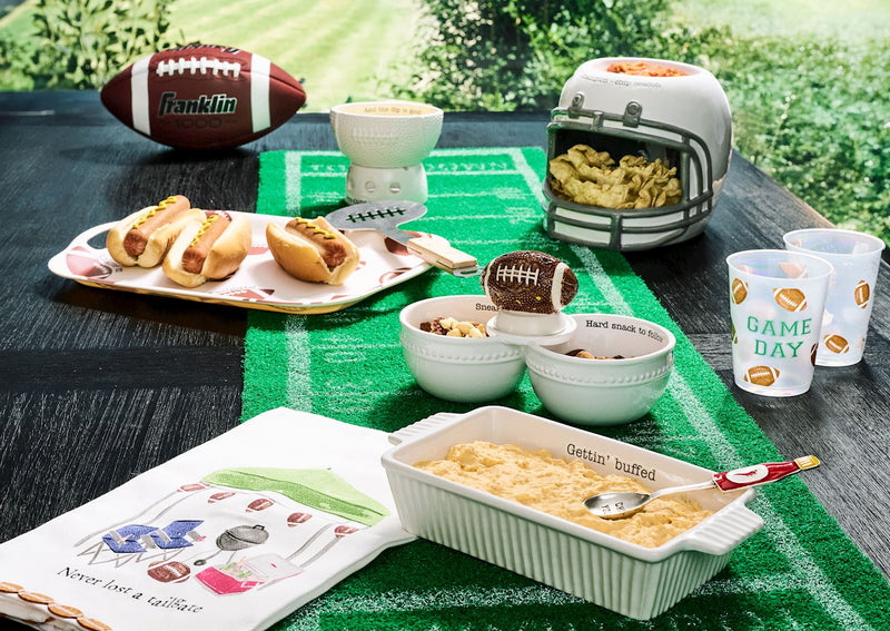 Football Tray & Spatula Set