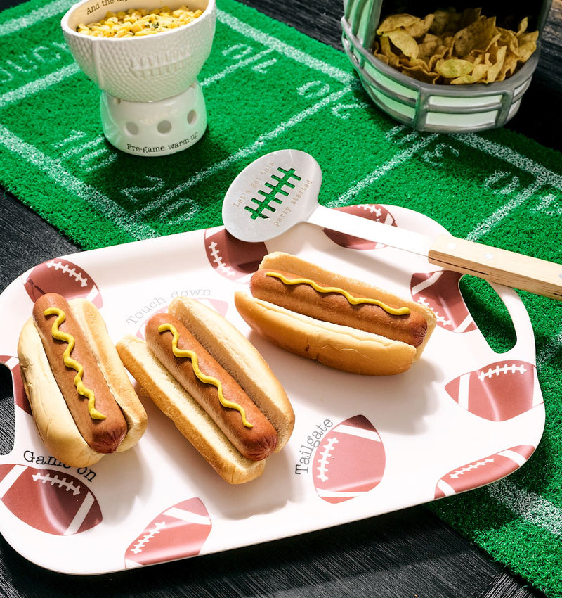 Football Tray & Spatula Set