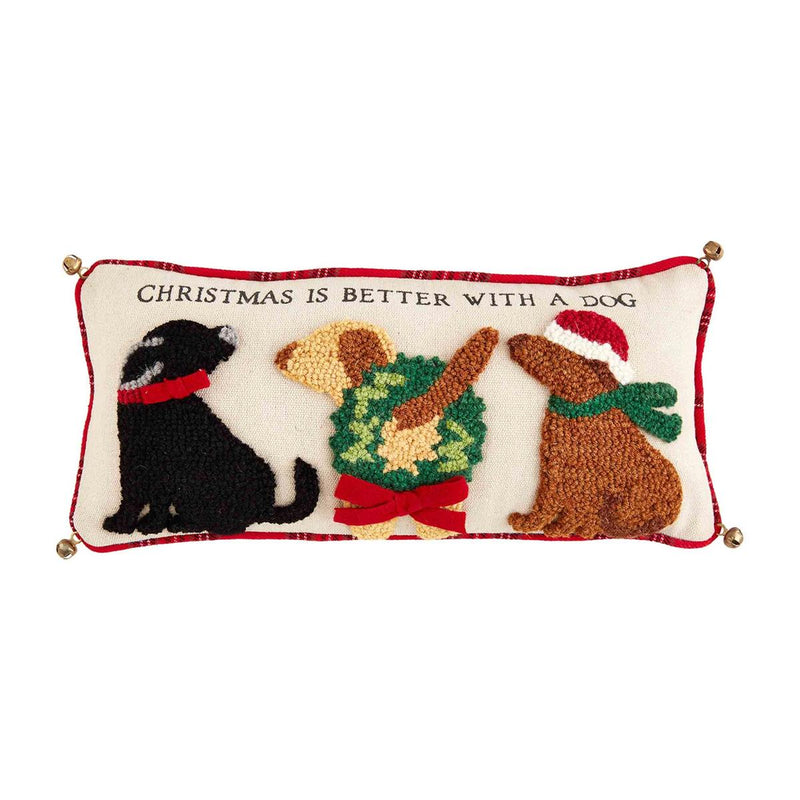Christmas Hook Dog Pillows