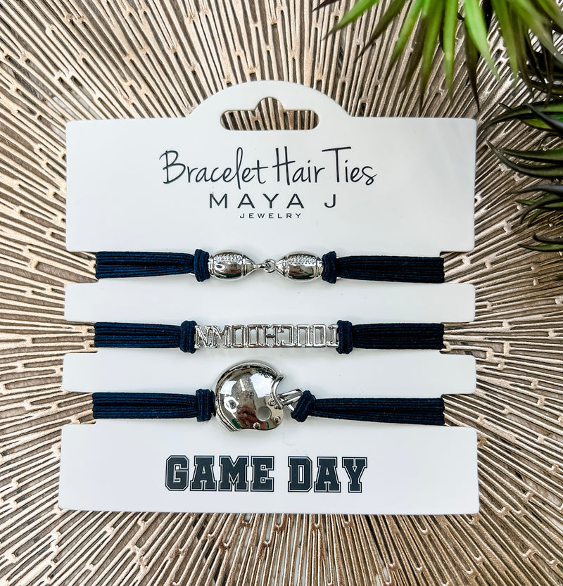 Game Day Bracelet Hair Ties