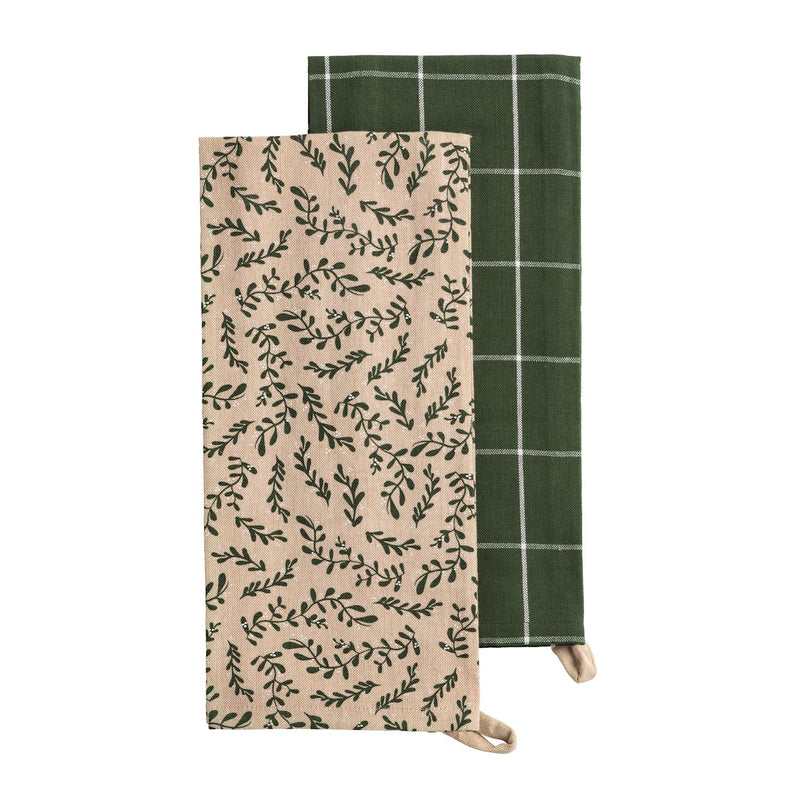 Toile Christmas Towel Set