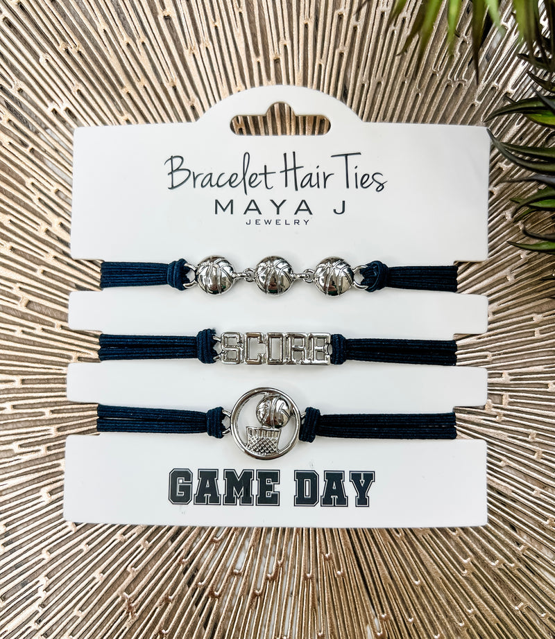 Game Day Bracelet Hair Ties