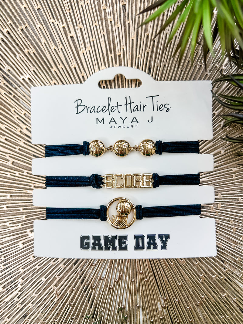 Game Day Bracelet Hair Ties