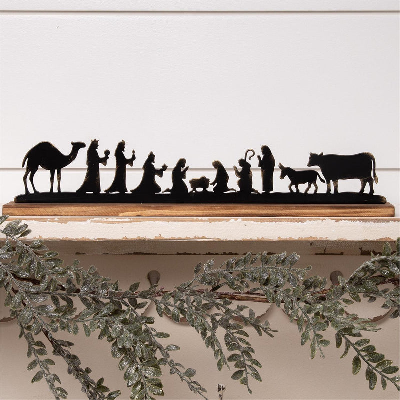 Nativity Scene Silhouette Sitter