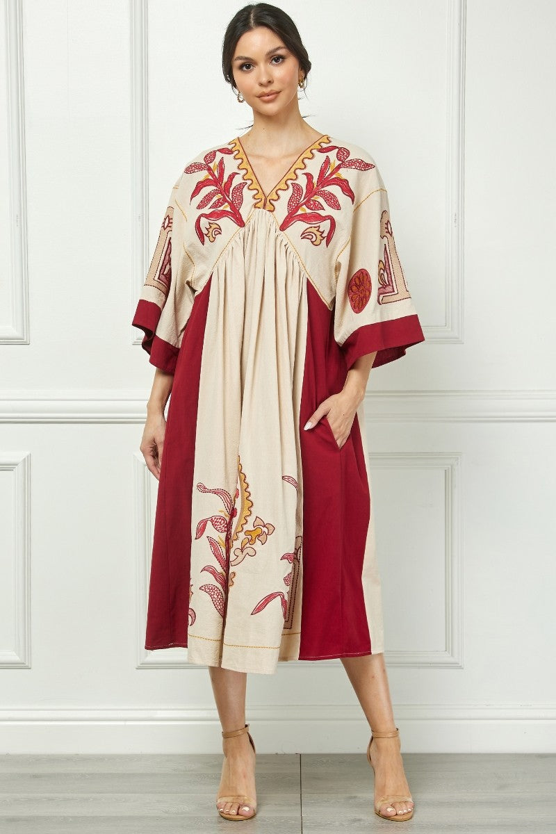 Marianna Embroidered Dress