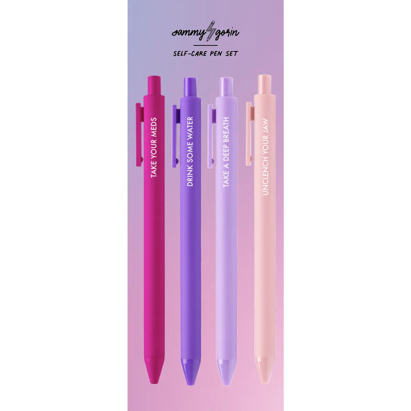 Self Care Gel Pen Set