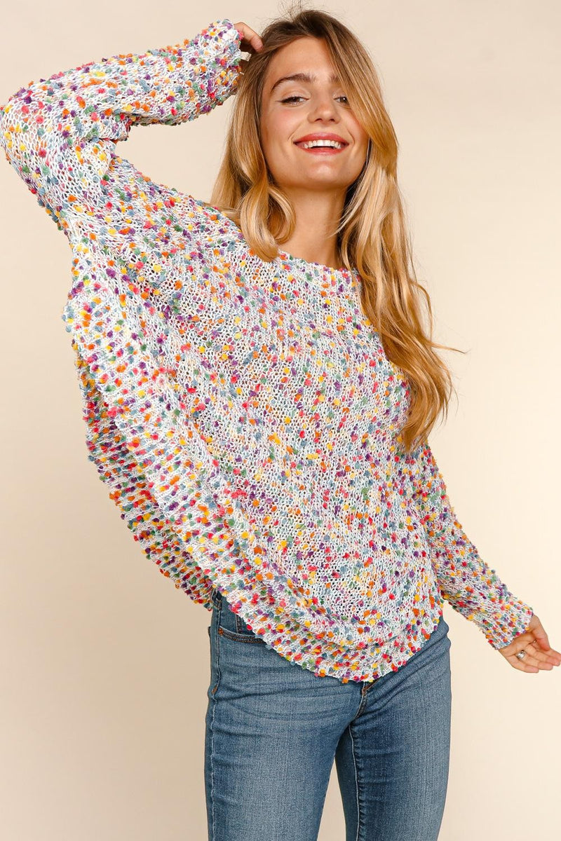 Amitola Popcorn Sweater - Curvy