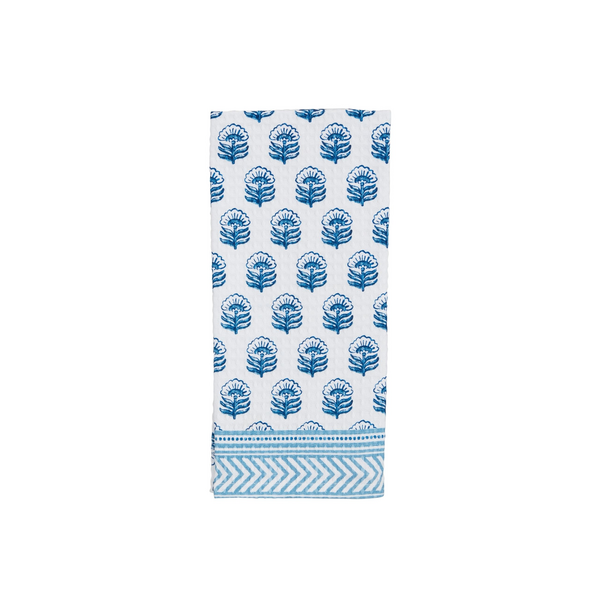 Blue Floral Towels