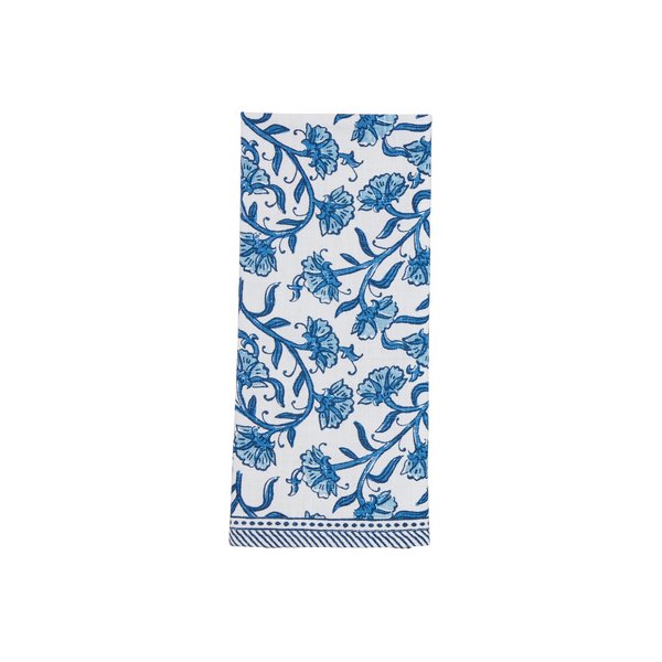 Blue Floral Towels