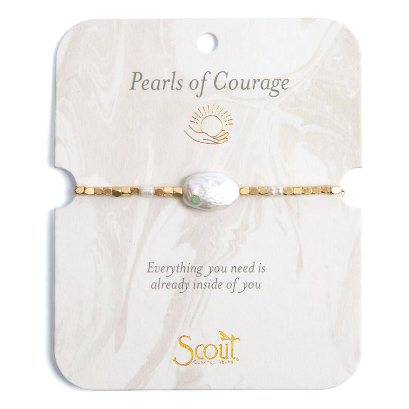 Pearl Affirmation Bracelet