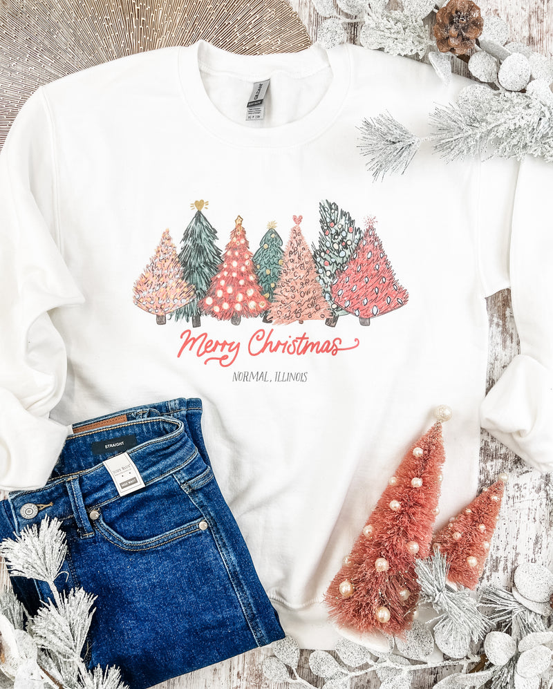 Customized "Merry Christmas" Sweatshirt