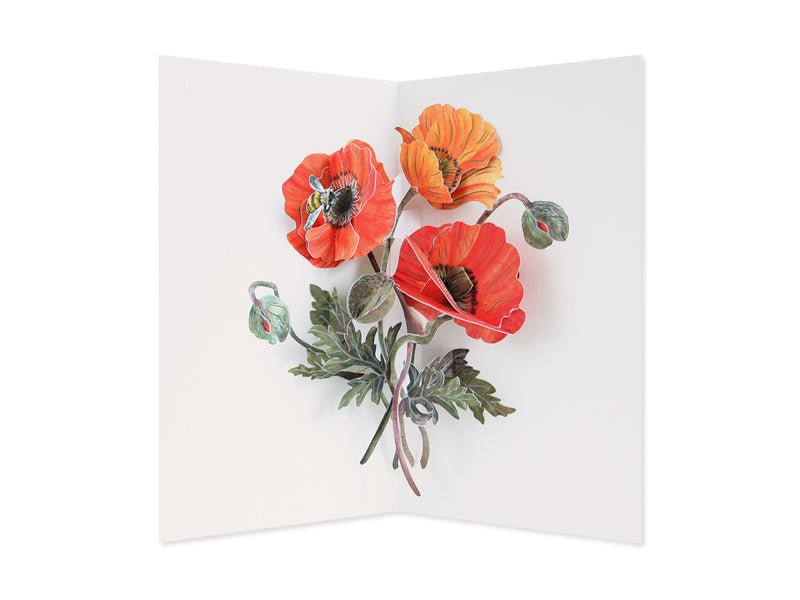 Poppies Artisan Series Greeting Card
