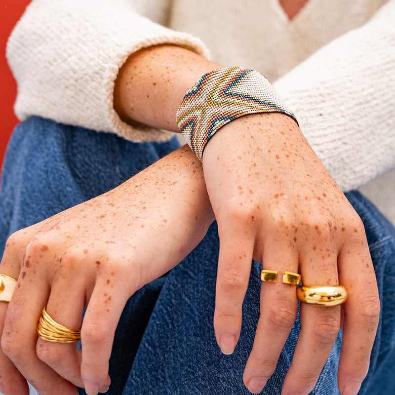 Brooklyn Diamond Beaded Bracelet