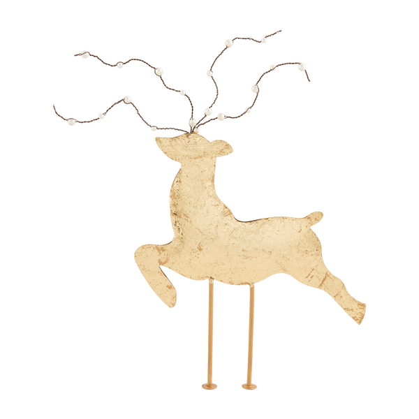 Gold Tin Deer Sitters