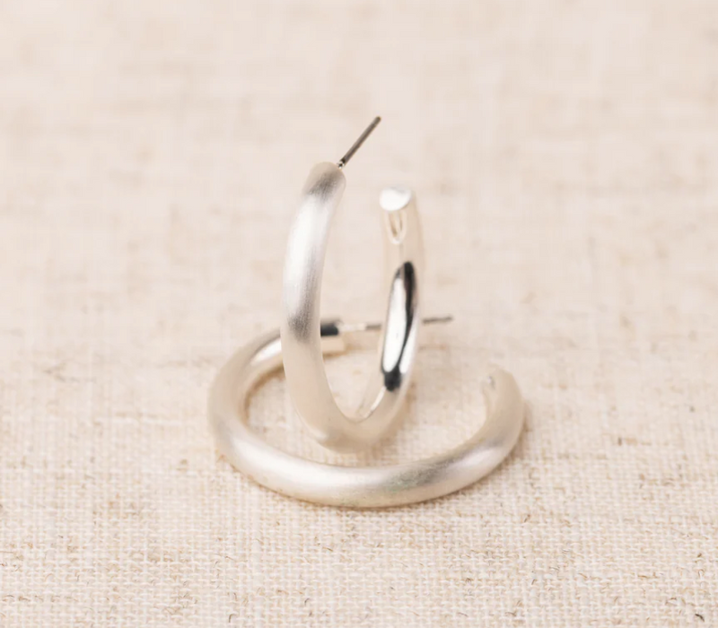 Cameron Earrings (Small Hoop)