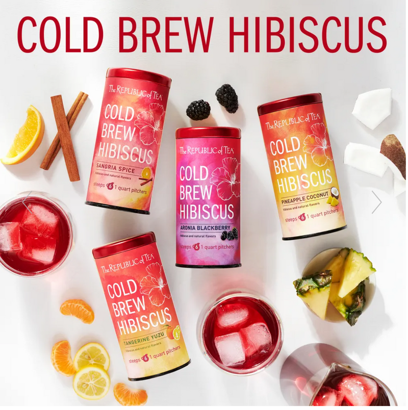 Cold Brew Hibiscus Tea